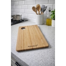 Bambu Kesme Tahtası Kasap 33x20 Naturel