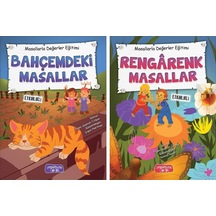 Ciltli Renkli Masal Kitapları Seti 2 Kitap Takım (549795947)