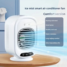 Motion003 Beşik Baş Sallamama Taşınabilir Akıllı Mini Klima Fanı Usb Şarjlı Sessiz Çalışma Ev Ofis Seyahat Balıkçılık