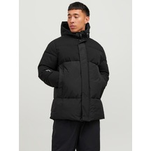 Jack & Jones Jjeforce Puffer Sn Erkek Mont-27435 - Siyah