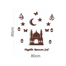 Pey Aksesuar Hoş Geldin Ramazanı Şerif Duvar Süsü Ledli 80 X 80