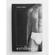 Marks & Spencer 3'lü Supima Brief Boxer Seti T14005307a Siyah