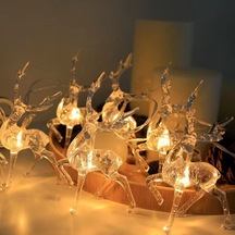 Bba Shop Led Elk Yeni Yıl Festivali Atmosfer Işığı 1.5m 10 Işık-pil Modeli