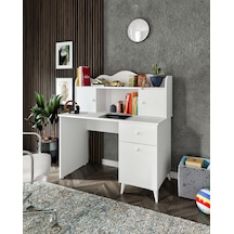 Kznhome Akasya Çalışma Masası, Bilgisayar Masası - Tamamı 1. Kalite Mdf (549196946) Beyaz