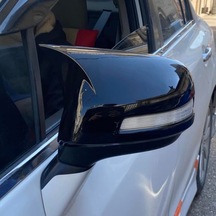 Sts Oto Aksesuar Honda Civic Fb7 2012-2016 Batman Yarasa Ayna Kapağı Piano Black Abs Plastik (01)