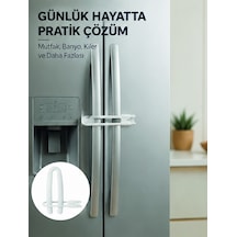 4 Adet Dolap Ve Kapak Emniyet Kilidi Evde Güvenli Kullanım İçin Yeni Nesil Diğer
