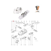 Renault Araç Aydınlatma Kiti 1 Adet Renault Megane Mk2, Renault Megane Mk3, Fluence Ve Scenic Mk2 İçin, İç Kapı Aydınlatması Ürün No. 8200120715