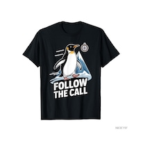 Flood Of Style Çağrıya Takip Edin Penguen Meme Varoluşsal Mizah Erkekler Kadınlar İçin T-shirt % 100% Pamukl Çok Renkli