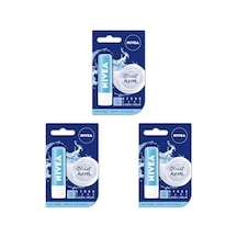 Hydro Care Dudak Bakım Kremi, 24 Saat Nem, Aloe, Saf Su Ve Doğal Yağlar, Spf 15, Gün Boyu Dudak Bakımı 4,8g 3 Paketi