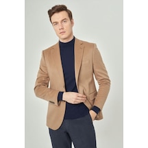 Bisse Pck 22240 Modern Fit Mono Yaka 2 Düğme Çift Yırtmaç Camel Pck22k22240 D70