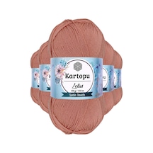 5 Adet Lotus Bikini Büstiyer Bluz Örgü İpi K103 Pişmiş Ayva