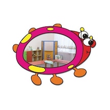UĞURBÖÇEĞİ FİGÜRLÜ AYNA Çok Renkli