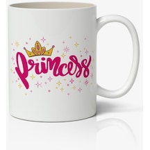 Princess Yazı Baskılı Kupa Bardak Baskılı Kahve Kupa Bardak