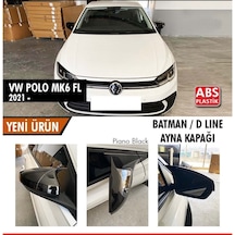 Polo Mk6 Fl Batman Yarasa Ayna Kapağı Piano Black / 2021 Sonrası