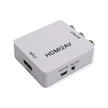 Hdmi To Av Dönüştürücü Adaptör 1080P Full Hd Cdx