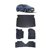 Hyundai Bayon 2025 Model İle Uyumlu 5d Premium Ekstra Havuzlu Paspas Ve Bagaj Havuzu Set