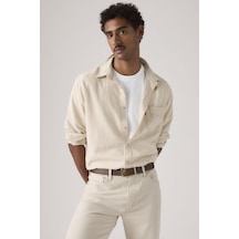 Levi's Erkek Bej Cepli Keten Gömlek - 85746-0197