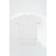 Organik Natural Basic Style Kruvaze Yarım Kol Body Bs17101 Beyaz 100 G