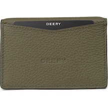 Deery Hakiki Deri Haki Yatay Erkek Cüzdanı - 00520zhakz01 Haki