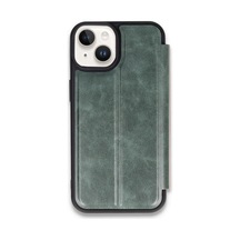 Apple İphone 14 Kılıf Flip Cover - Koyu Yeşil 0.2M-Çok Renkli