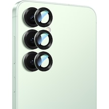 Galaxy S25 Uyumlu Caseworld Alloy Serisi Oleofobik Anti Reflective Kamera Lens Koruyucu Yeşil