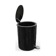 Primanova Lenox Pedallı Çöp Kovası Siyah 5 Lt Siyah