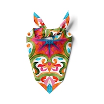 Kaleidoskop Rüyası Desen Bandana/fular Çok Renkli