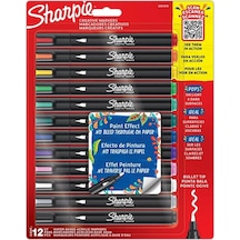 Sharpie Markör Akrilik Yuvarlak Uç 12 Li Blister Yuvarlak Uçlu Akrilik Markör
