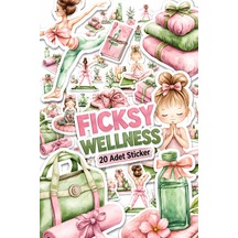 Yoga Sticker Seti - 20 Adet Meditasyon Etiket Çıkartma Diğer
