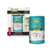 Nutri Canin Tahılsız %92 Kuzu Etli Konserve Yavru Köpek Maması Kutu 24 x 400 G