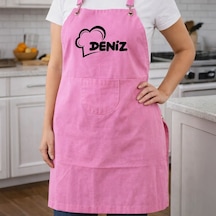 Bk Gift Kişiye Özel İsimli Pembe Mutfak Önlüğü -9, Aşçı Ve Şef Önlüğü, Ev Hediyesi Kobitmeyencom36653 Bk Gift Renkli