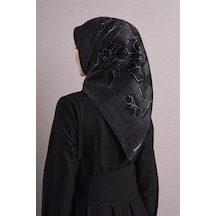 Armine Saf İpek Sura Eşarp 9617d 80 Bakır Kahve