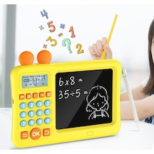 Novahub Suntek Matematik Öğretimi Hesap Makinesi Çocuklar İçin Sarı Renkli Eğitim Ürünü