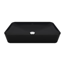 Creavit Ul060 Ultra Tezgah Üstü 40 x 60 CM Mat Siyah Lavabo