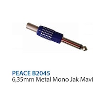 Peace B2045 6,35 Mm Metal Mono Jak Mavi-223981