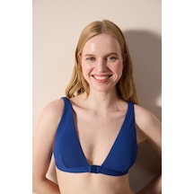 Penti Romina Deep V Dokulu Indigo Bikini Üstü Pl6zpxqu24ıy-ın22 İndigo