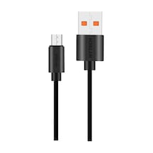 Hytech Hy-X83 1M 2A Micro Usb Siyah Şarj Kablosu
