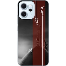 Oppo Reno 14f Uyumlu İslama Özgürlük Baskılı Silikon Kılıf Renkli