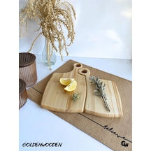Doğal Ahşap Sunum Tabağı Geçme Ahşap Sunumluk Beyaz Çam Boy:34cm En:17,5cm Boy:29cm En:14cm