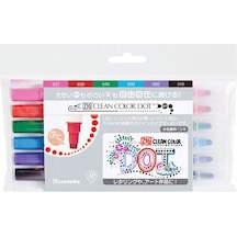 Zig Clean Color Dot Çift Uçlu Marker Kalem 6Lı Set