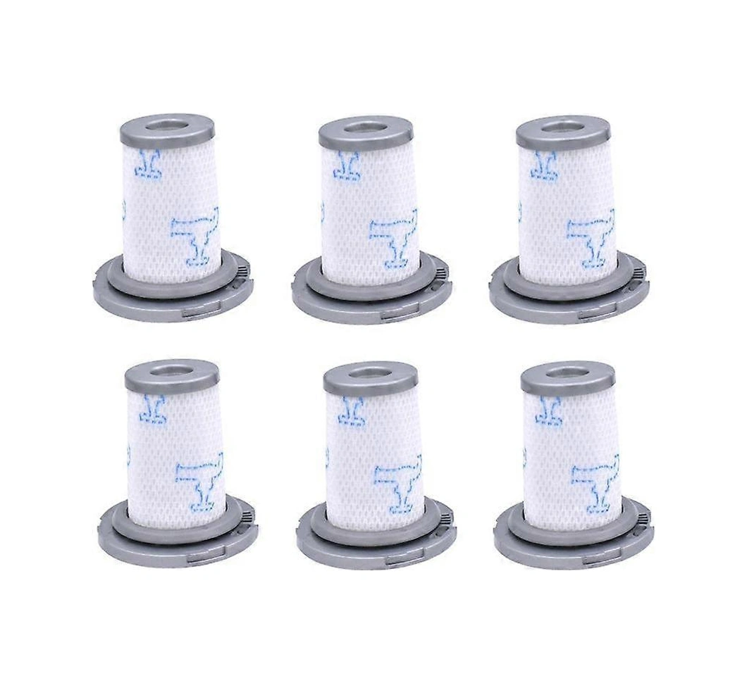 Rowenta Zr İçin Tefal Xforce Flex 8.60 Çubuk Elektrikli Süpürgeler Rh96 Rh9638 İçin 6 Adet Yıkanabilir Hepa Filtre