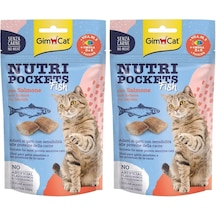 Gimcat Kedi Ödül Tableti Np Fish With Salmon 60 Gr 2li Paket