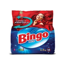 Bingo Matik Toz Çamaşır Deterjanı Renkliler 10 Yıkama 1500 G