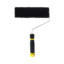 Symbee Siyah Nilon Duvar Teke Roller Fırça - Çizgi Dokulu, Esnek, Çok Fonksiyonlu Boya Ve Teke Uygulama Aracı 36x23.5 Cm