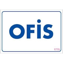 Ofis Uyarı Levhası 17,5x25 Kod:1775 - Elwm-292175