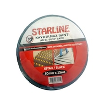 Kaydırmaz Bant 50 Mm 15 Metre Siyah Renk Yüksek Tutuş Starline Marka Suya Dayanıklı
