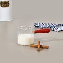 Kitchen Borosilikat Cam Cezve - Şeffaf - 288 Ml Çok Renkli