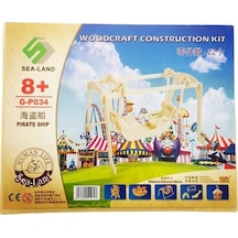 3D Ahşap Salıncak Maket Puzzle 22 Parça