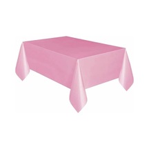 Pembe Masa Örtüsü Doğum Günü Parti Tek Kullanımlık 1.37 X 2.70 Metre