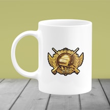 Beyaz Pubg Baskılı Kupa